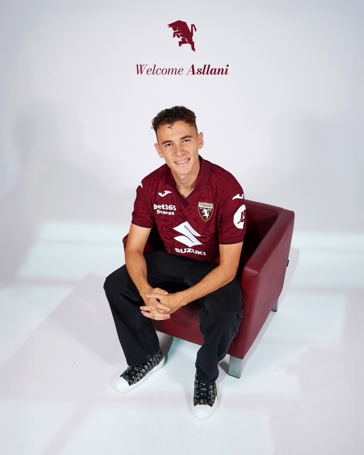 官方：国米中场阿斯拉尼租借加盟都灵，含1200万欧选择买断条款